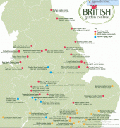 The red dots are Woodthorpe Hall Garden Centres